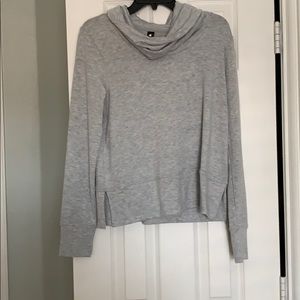 Grey yoga turtle neck
